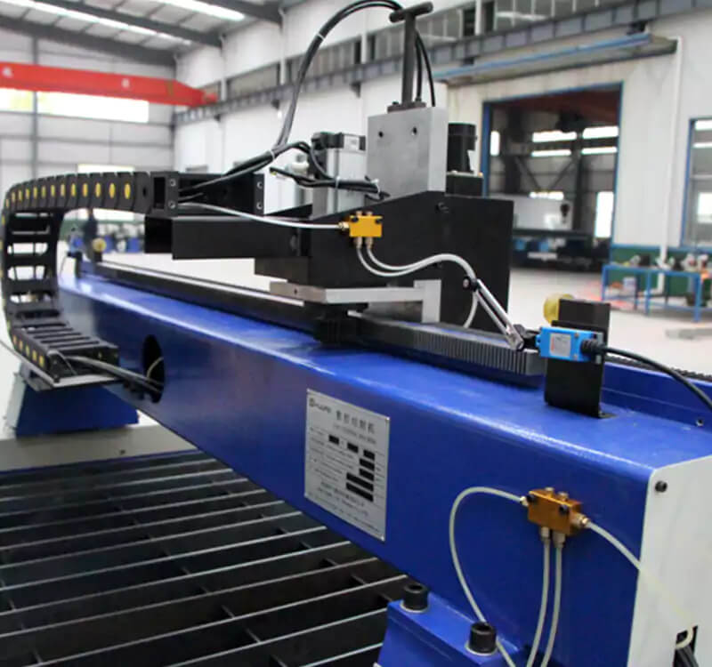 Table type CNC plasma and flame cutting machine detail